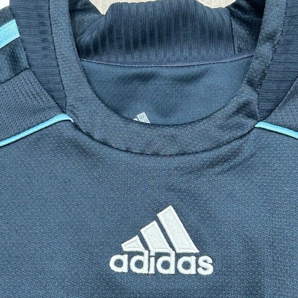 Adidas Argentina 2007/09 Navy Blue Away Soccer Football ClimaCool Jersey Size L? - Picture 7 of 11